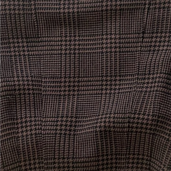 Salvatore Ferragamo Houndstooth Long Wool Italian Coat size XS - Picture 10 of 11